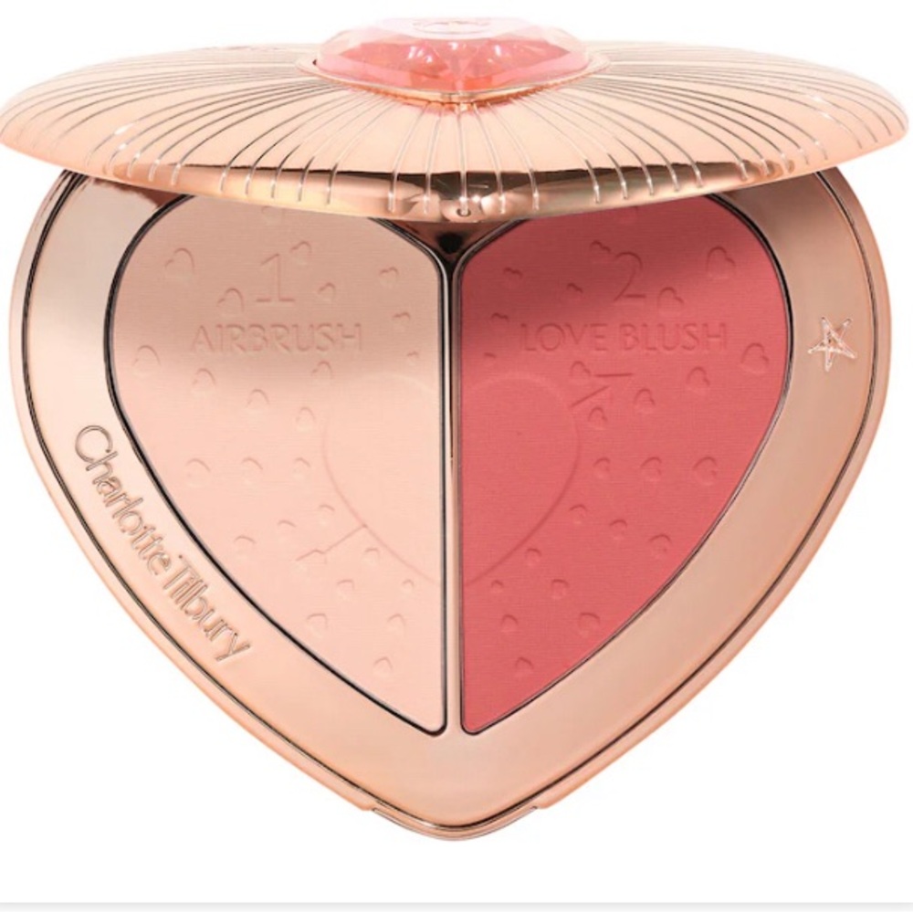 Charlotte Tilbury Soulmates Airbrush Flawless Finish Brighnening + Blush Powder